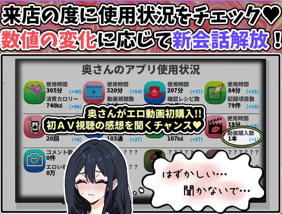 【PC/AI汉化/日式/SLG游戏/990M】 明明只是来修手机的~逐渐沉迷于催眠应用的清纯人妻 AI汉化版+日式SLG游戏+990M