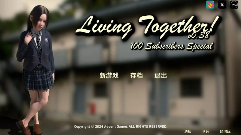 【PC/安卓/AI汉化/欧美/SLG游戏/12.5G】共同生活  (Living Together! ) Ver0.53 AI汉化版+PC+安卓+欧美SLG游戏+12.5G