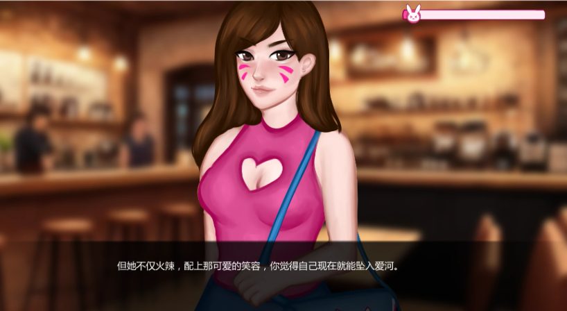 【PC/安卓/AI汉化/亚洲/SLG游戏/2.96G】与D.Va约会 (A Date with D.Va) Ver0.2 AI汉化版+亚洲SLG游戏+2.96G