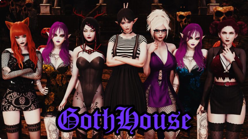 【PC+安卓/AI汉化/欧美/SLG游戏/1.51G】哥特之家 (GothHouse) Chapters 1-2 AI汉化版 PC+安卓+欧美SLG游戏+1.51G