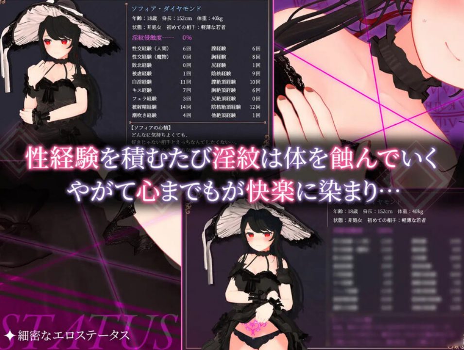 【PC/AI汉化/日式/RPG游戏/1.50G】 索菲娅与巴比伦的YW～孤高天才魔导士的堕落～  AI汉化版+全回想存档+日式RPG游戏+1.50G