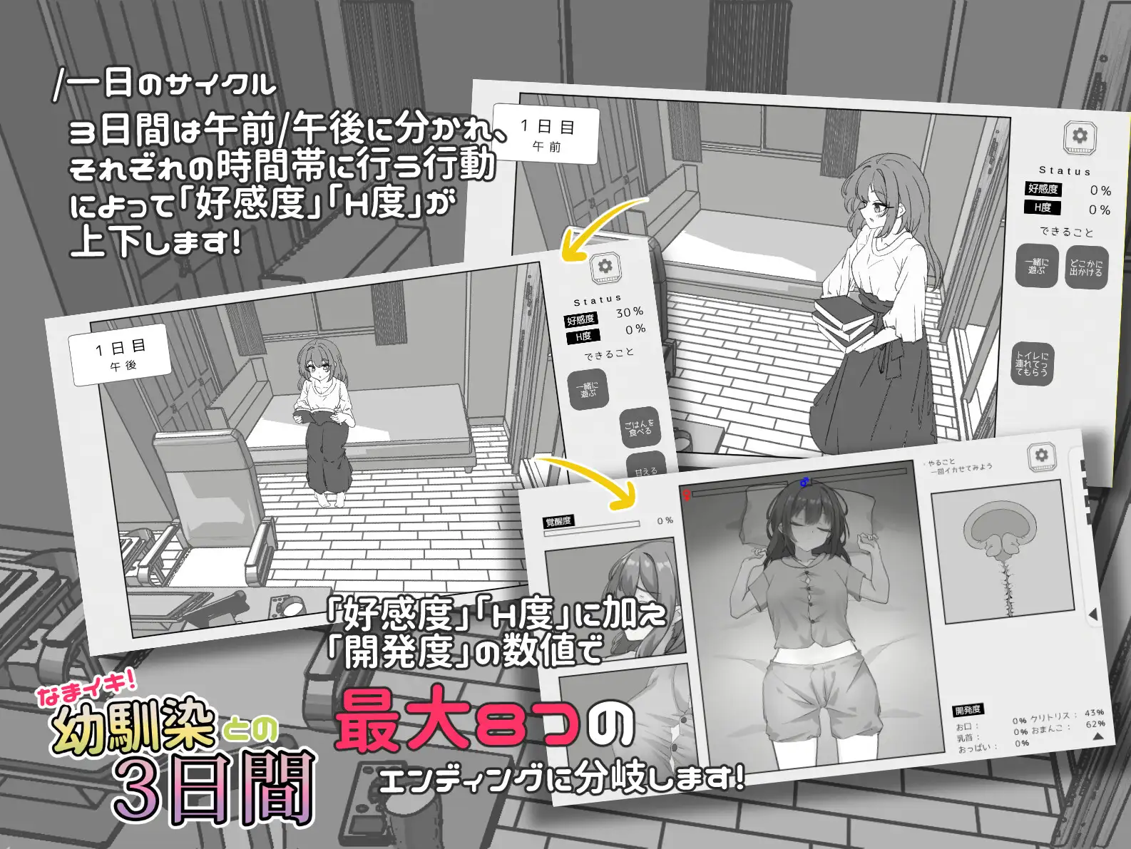 新作[日式SLG/姐姐×正太] 与温柔可爱的大姐姐一起的秘密三天 ゆるふわお姉ちゃんと秘密の3日間 官中版 [PC+安卓 1.50G]
