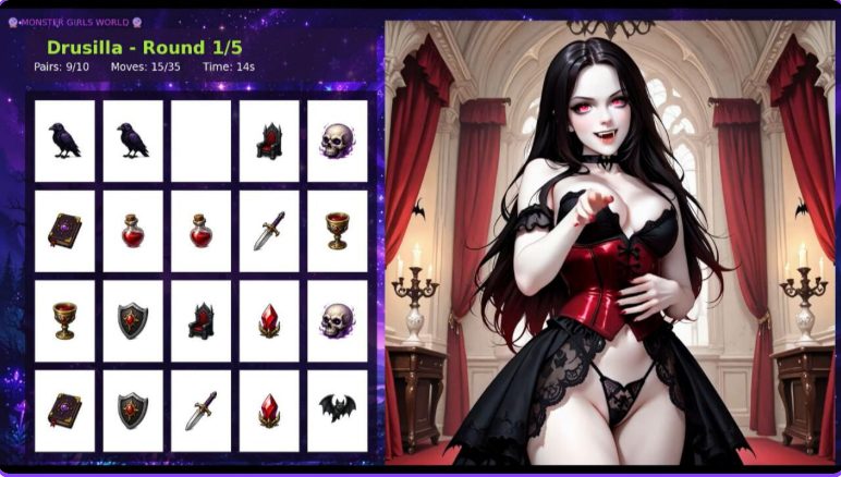 【PC/官中/日式/SLG游戏/2.10G】 脱衣记忆:魔物娘世界 (Strip Memory Monster Girls World) 官中步兵版+日式SLG游戏+2.10G