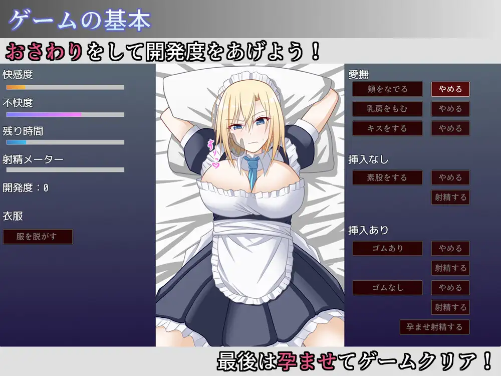 新作[互动SLG/触摸抚摸] 宅邸女仆妊娠计划～请代替大小姐抱我吧！～ お屋敷メイド妊娠計画～お嬢様の代わりに私を抱きなさい！～ AI汉化版 [280M]