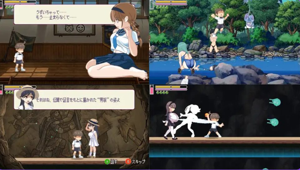【PC/AI汉化/冒险/ACT游戏/3.50G】 魅惑♡超情村 （ゆうわく♡ドスケベ村） 内嵌AI汉化版+自带全回想+冒险ACT游戏+3.50G