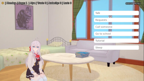 更新【日系SLG/沙盒/动态】与艾莉亚一起生活 Living with Alya v0.41 AI汉化【PC+安卓1.72G】